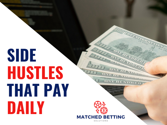 Side hustles that pay daily
